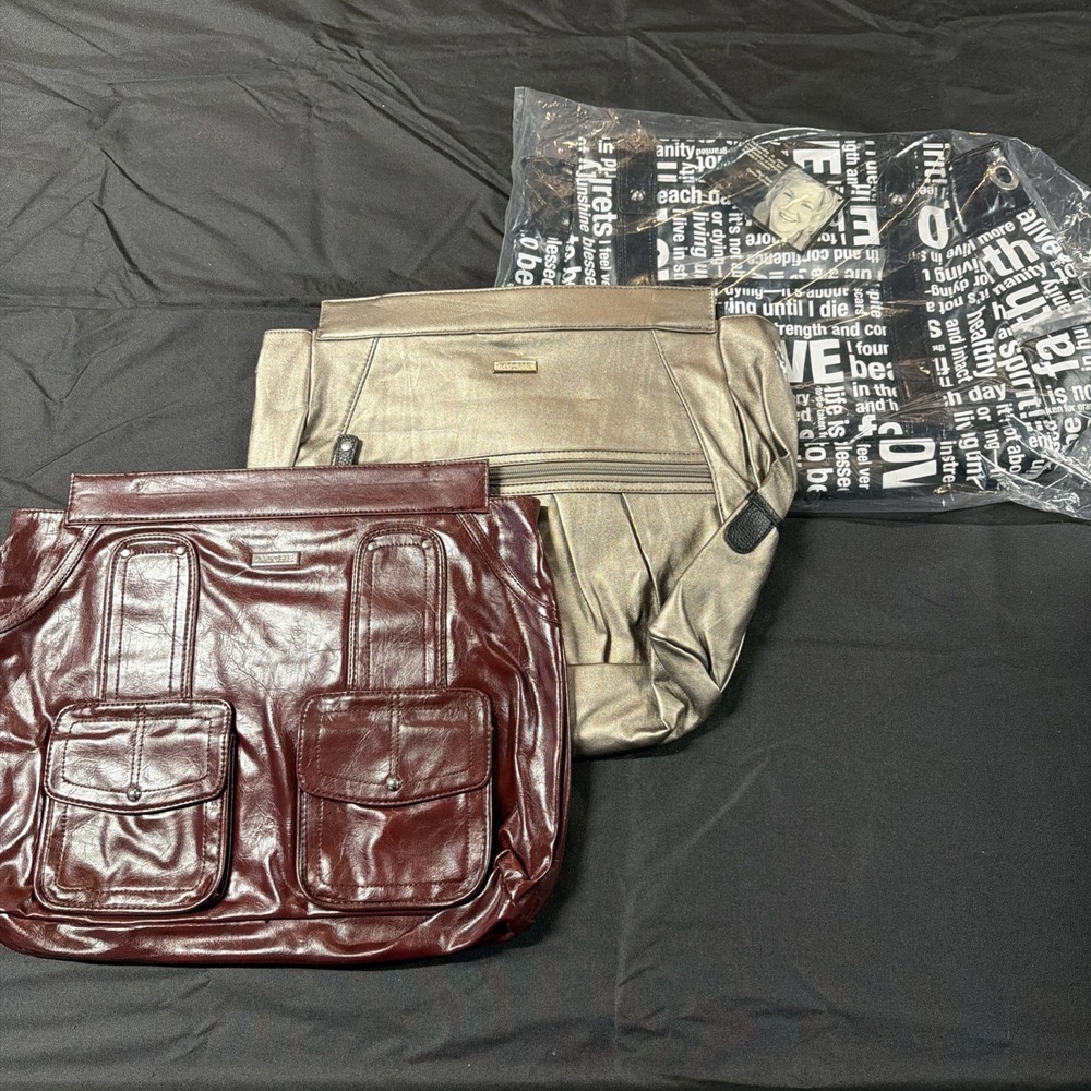 Miche Prima Bag Large Lot Of 3 Shell Purse Accessories Lot Set Handbag